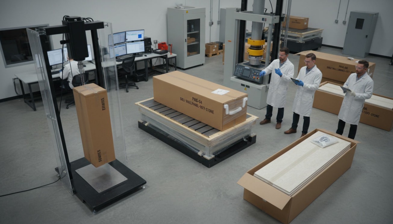 PU Wall Panel Packaging Validation Drop, Vibration and Compression